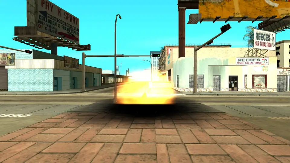 Explosion type 7 (Aircraft) in MTA:SA, moving picture