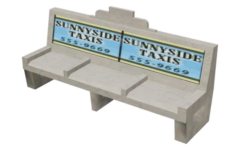 Stonebench1, GTA San Andreas object ID 1256