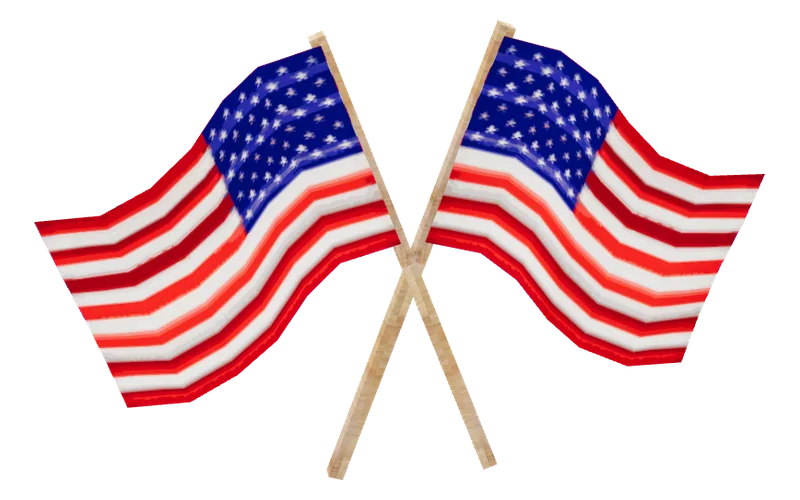 CJ_US_FLAG, GTA San Andreas object ID 2614