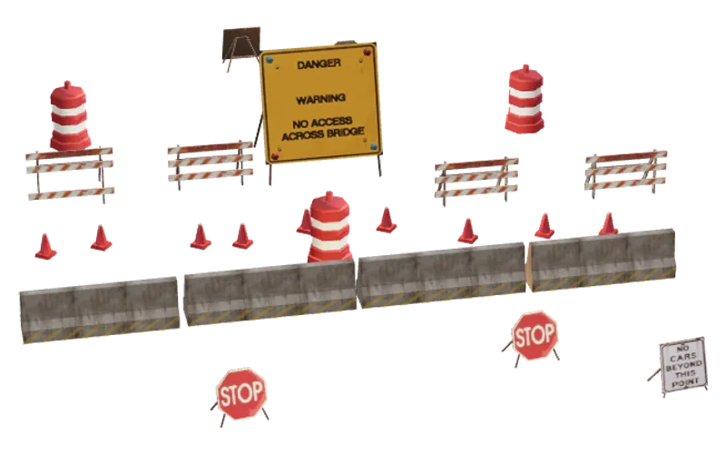 cuntw_roadblockld, GTA San Andreas object ID 4504