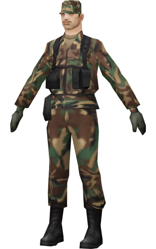 Skin 287, original GTA San Andreas model
