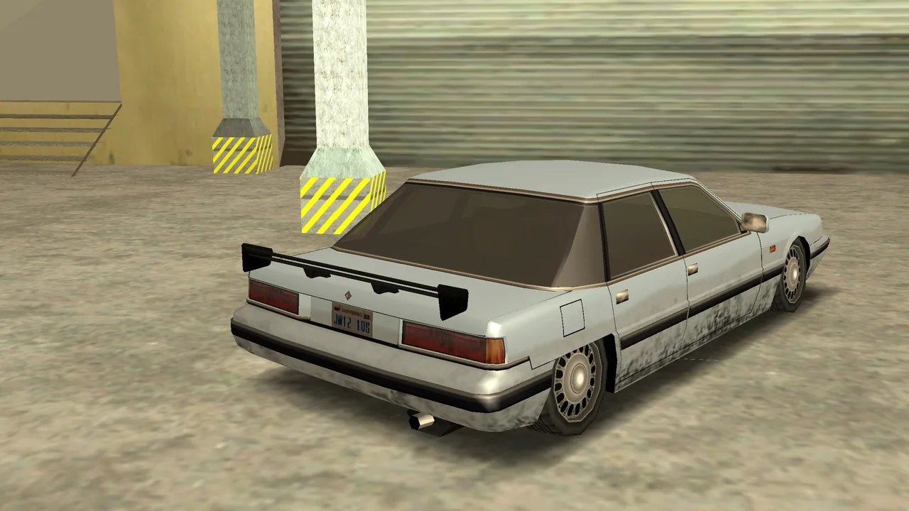 Pro Drift Spoiler, upgrade 1002, on a Intruder