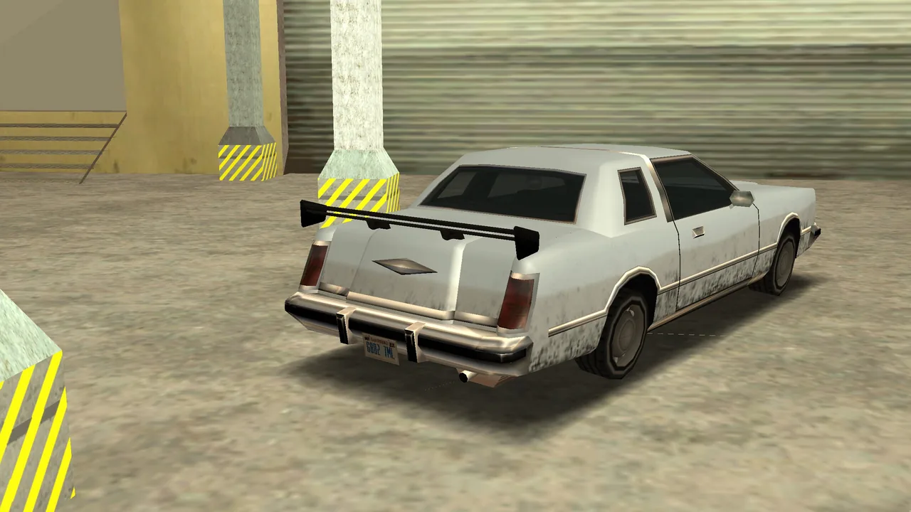 Daytona Spoiler, upgrade 1014, on a Virgo
