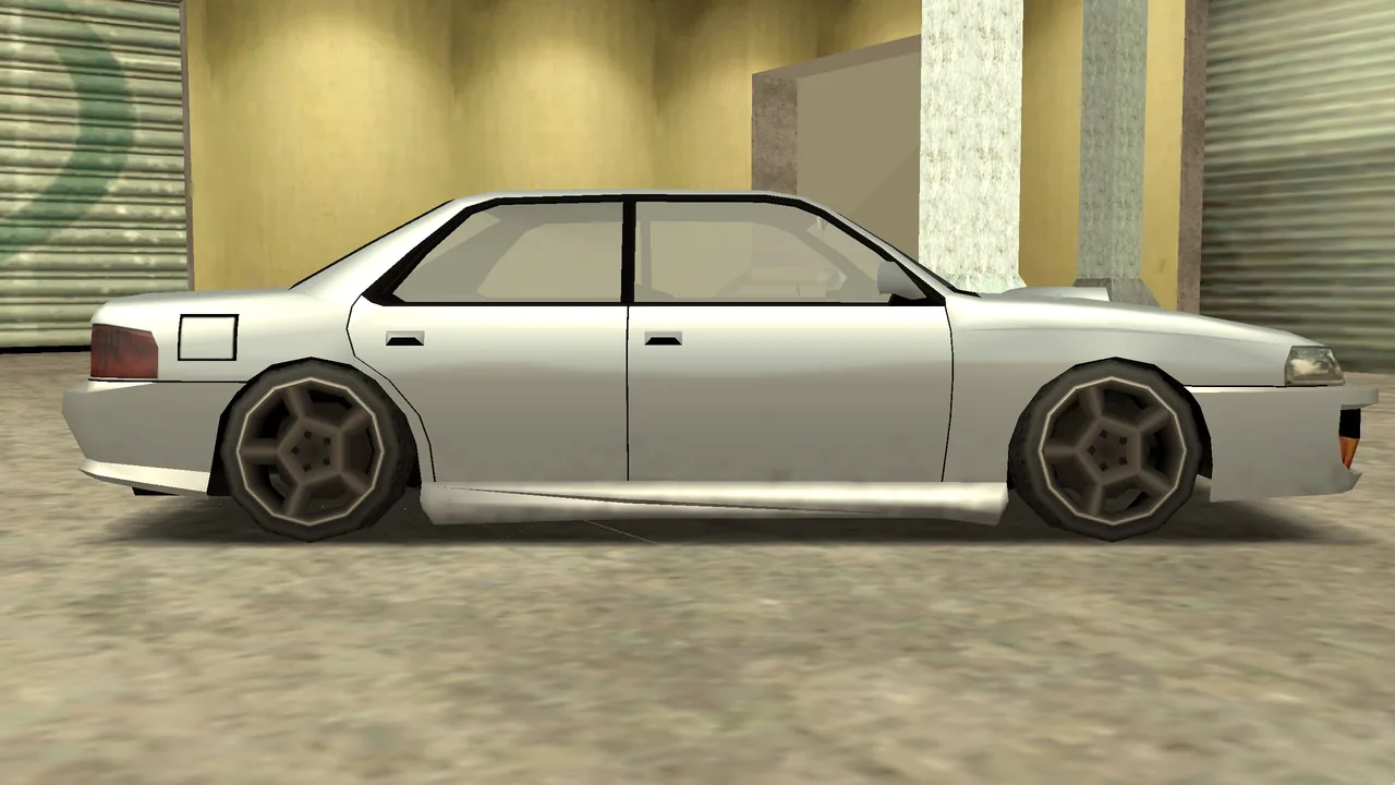 R Alien Sideskirt, upgrade 1026, on a Sultan