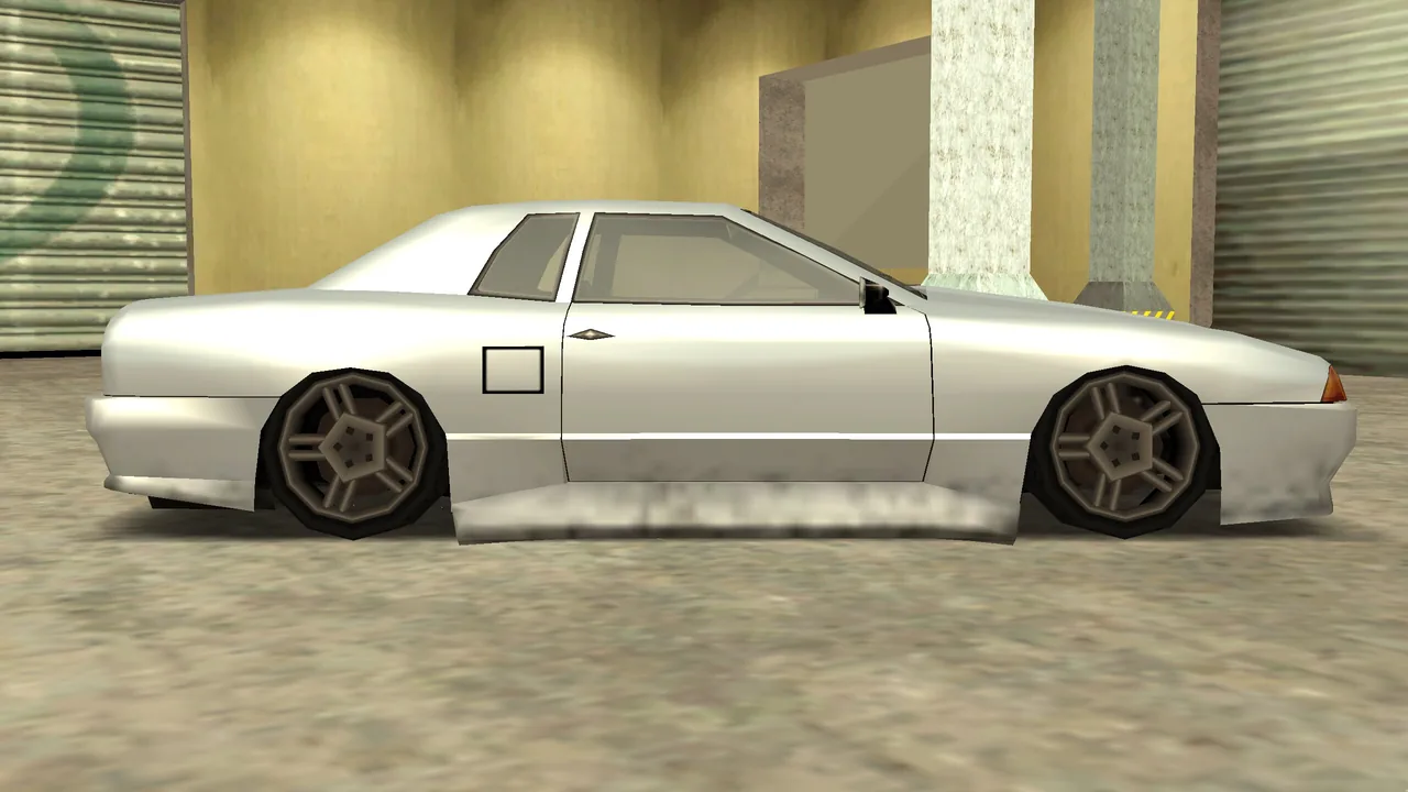 R Alien Sideskirt, upgrade 1036, on a Elegy