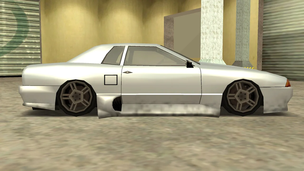 R X-Flow Sideskirt, upgrade 1041, on a Elegy