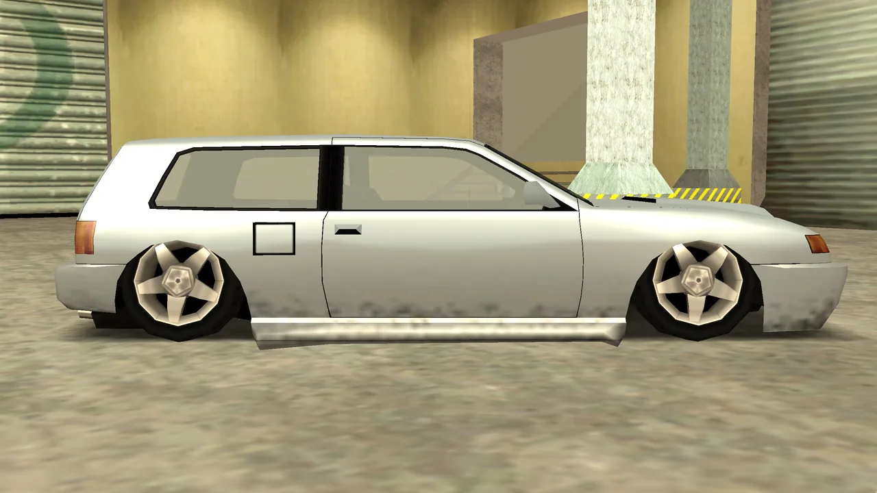 L X-Flow Sideskirt, upgrade 1052, on a Flash