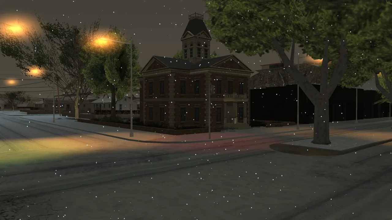 CIT weather preset Snow at 00:00