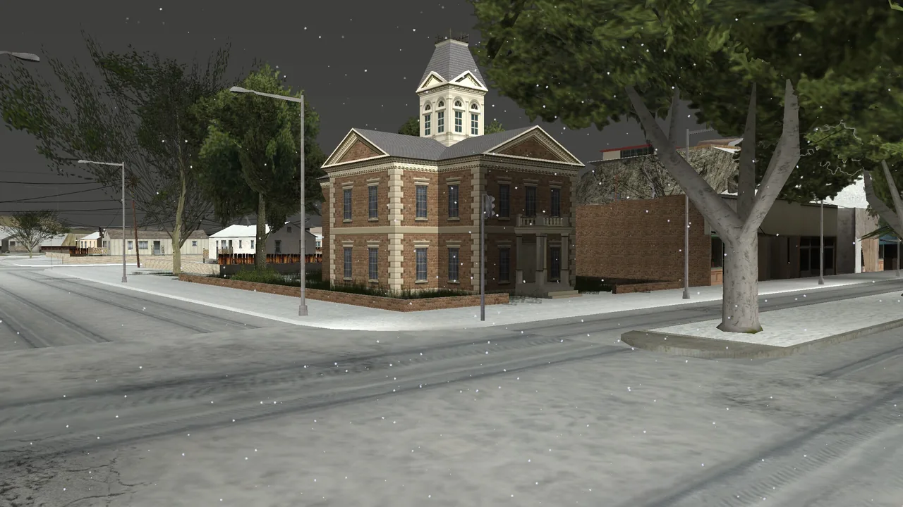 CIT weather preset Snow at 20:00