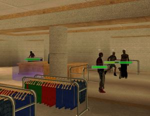 Store Robbery shopkeeper inside a robbable store