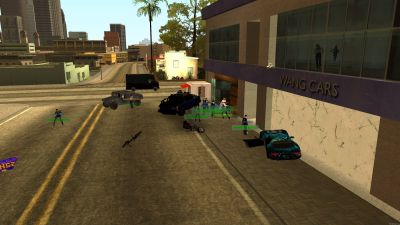 Police responding to an incident on the street